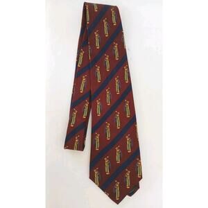 Tommy Hilfiger Men's Golf Tie 100% Italian Silk USA Father's Day